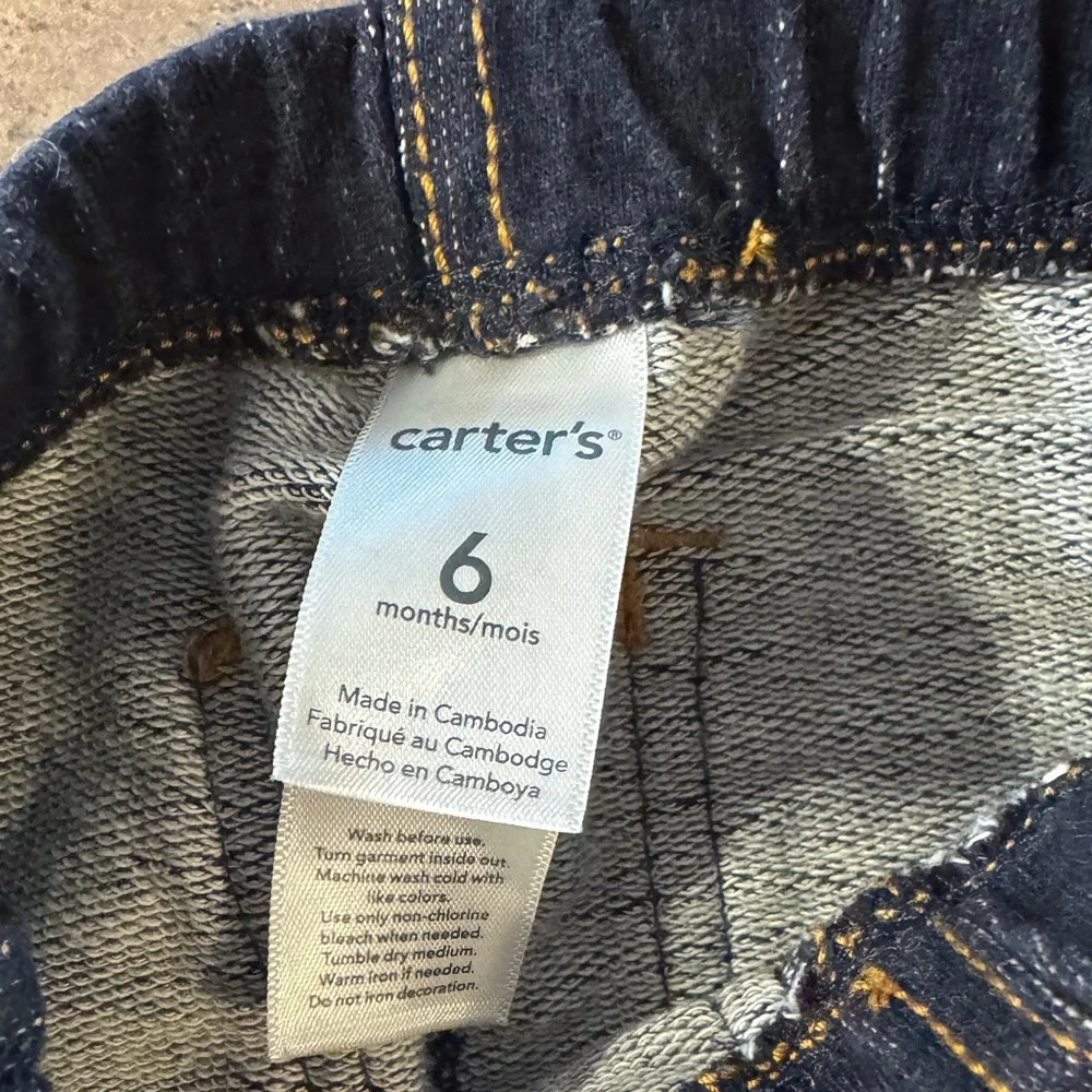 Carter's - 6M Classic Blue Baby Jeans